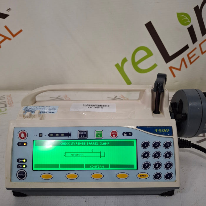 Smiths Medical Medfusion 3500 Syringe Infusion Pump