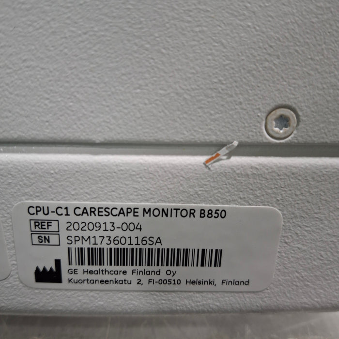 GE Healthcare Carescape B850 CPU Assy