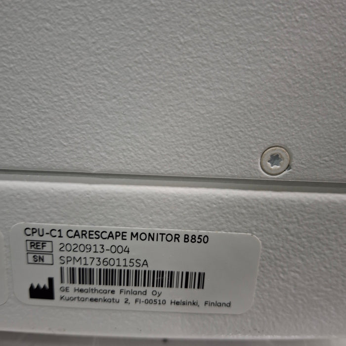 GE Healthcare Carescape B850 CPU Assy