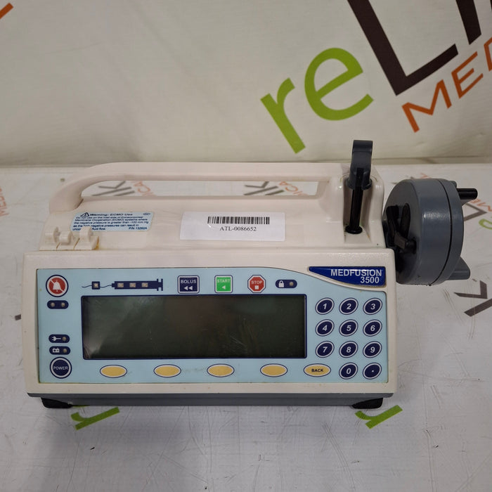 Smiths Medical Medfusion 3500 Syringe Infusion Pump
