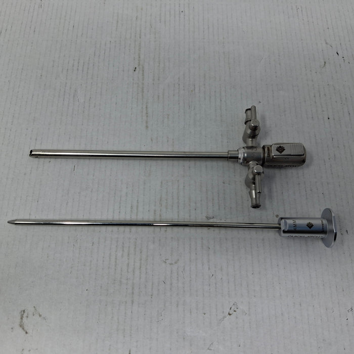 Linvatec QL6130, T5802, QL6102, 5.9mm Obturator 4mm Quicklatch Sheath