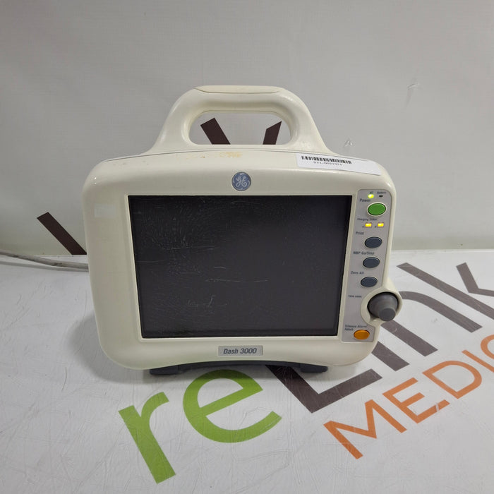 GE Healthcare Dash 3000 - GE/Nellcor SpO2 Patient Monitor