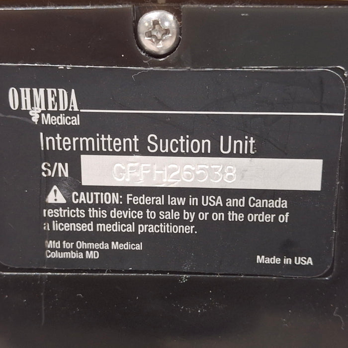 Ohmeda Medical 200 Intermittent Suction Unit