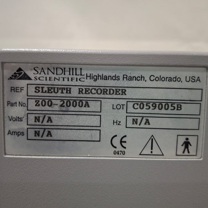 Sandhill Scientific ZepHr Sleuth Recorder