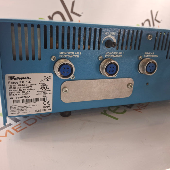 Covidien Covidien Valleylab Force FX-C Electrosurgical Generator Electrosurgical Units reLink Medical