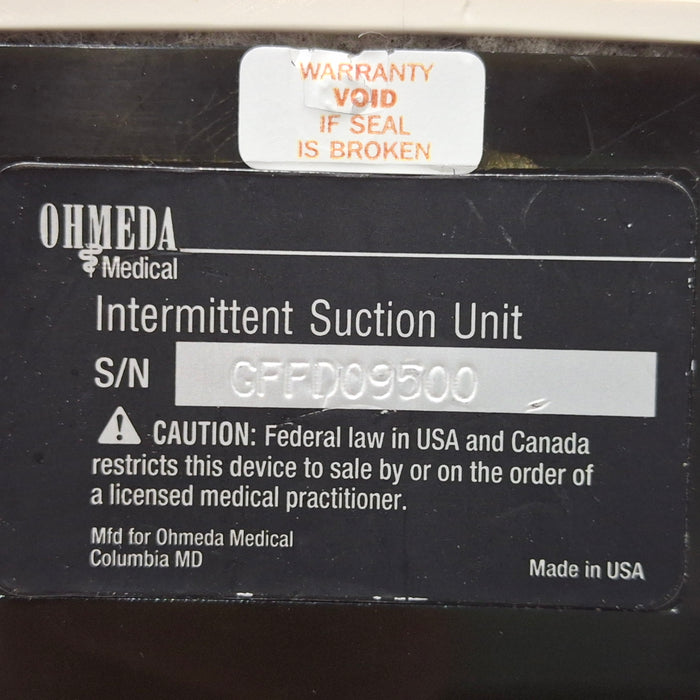 Ohmeda Medical 200 Intermittent Suction Unit