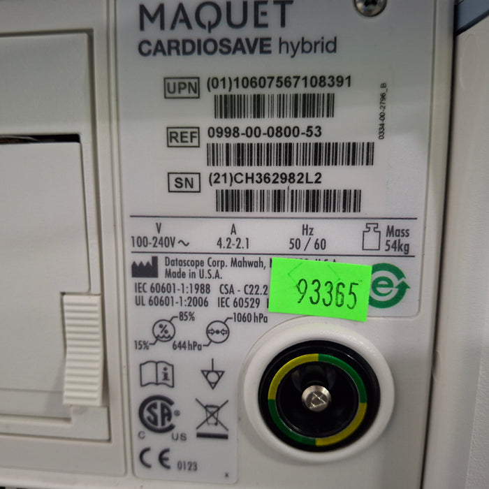 Maquet Maquet Cardiosave Hybrid IABP Datascope Pump Perfusion reLink Medical