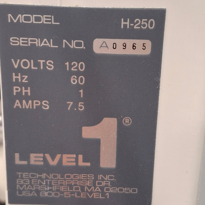 Level 1 Technologies Inc. Hotline HL-90 Fluid Warmer