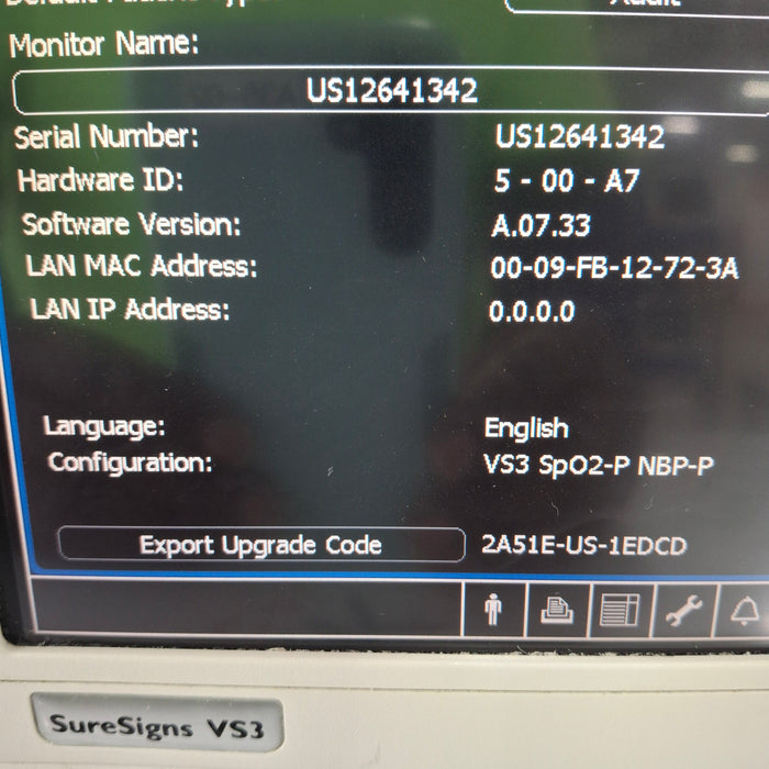 Philips Suresigns VS3 Vital Signs Monitor