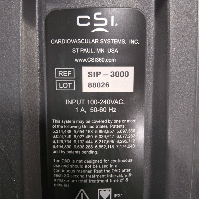 CSI CSI Cardiovascular Systems SIP-3000 Saline IV Infusion Pump Surgical Equipment reLink Medical