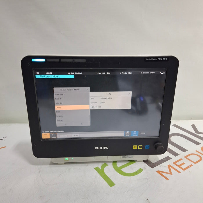 Philips IntelliVue MX700 Bedside Patient Monitor