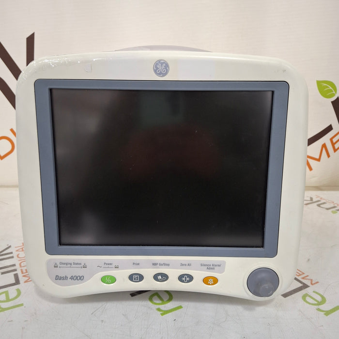 GE Healthcare Dash 4000 - Masimo SpO2 Patient Monitor