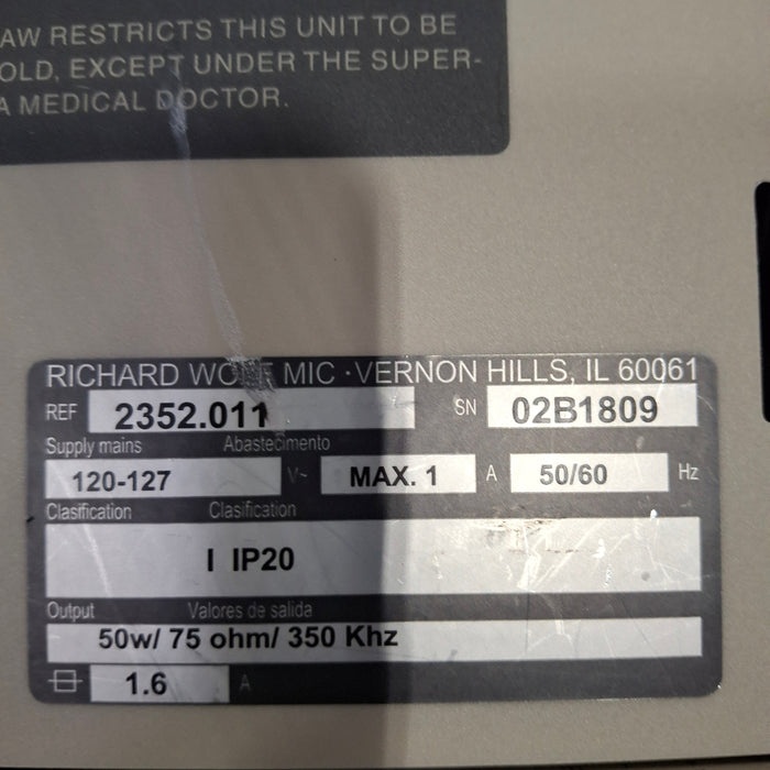 Richard Wolf 2352 Bipolar Generator