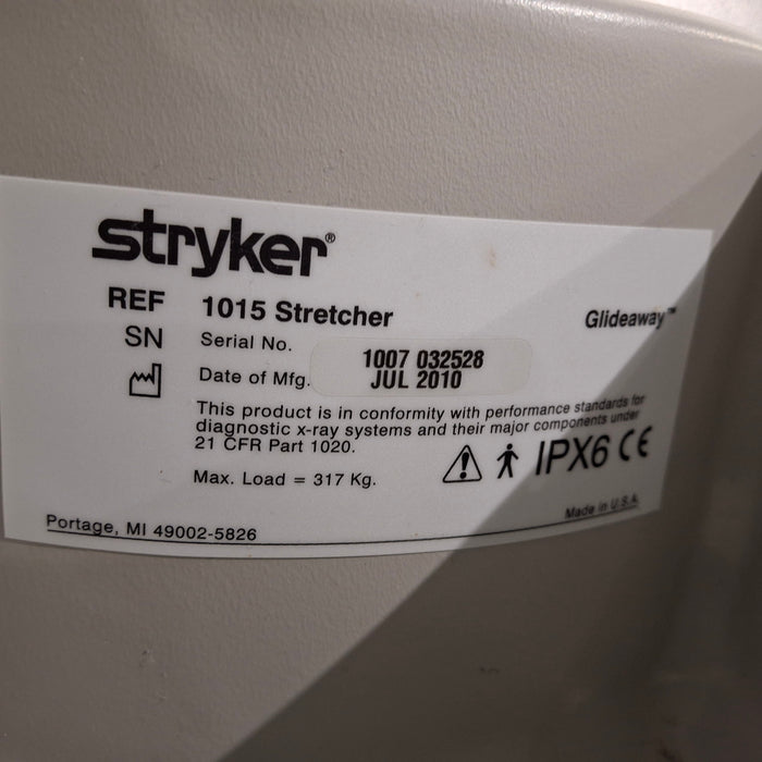 Stryker 1015 Big Wheel Glideaway Stretcher