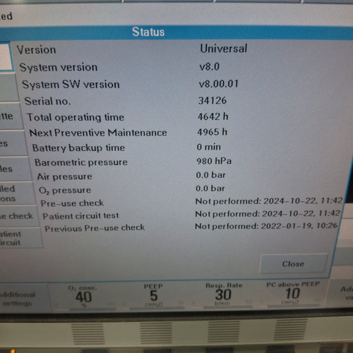 Maquet Maquet Servo I Ventilator Respiratory reLink Medical