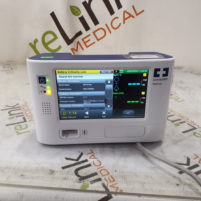 Covidien GR101704 Bedside Respiratory Patient Monitoring System