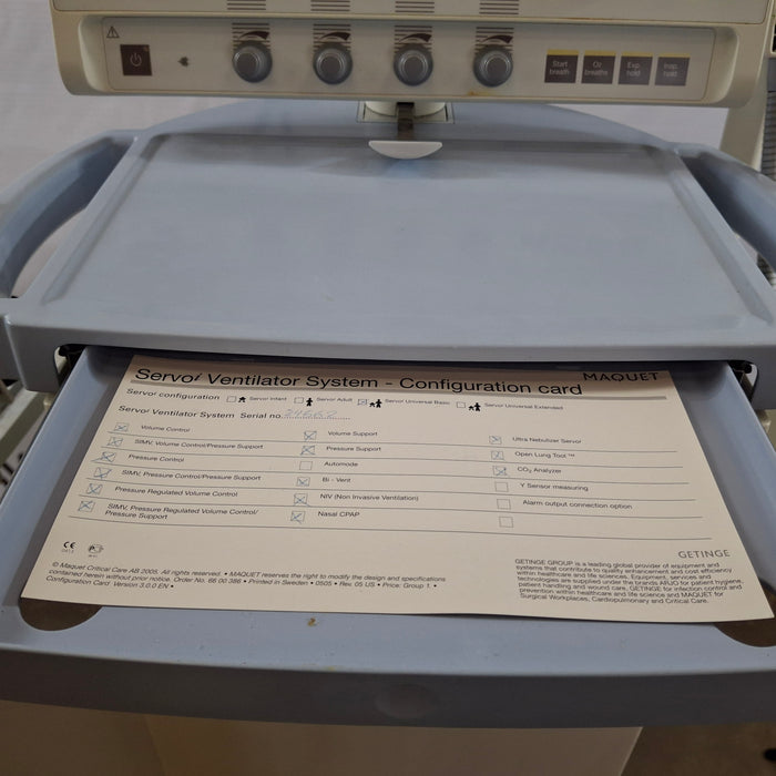 Maquet Maquet Servo I Ventilator Respiratory reLink Medical