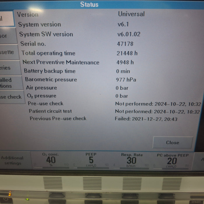 Maquet Servo I Ventilator