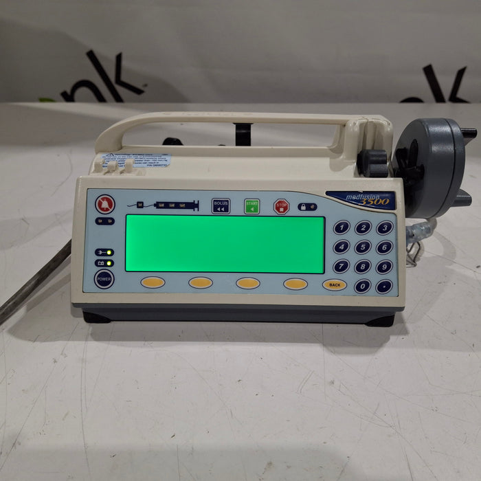 Smiths Medical Medfusion 3500 Syringe Infusion Pump