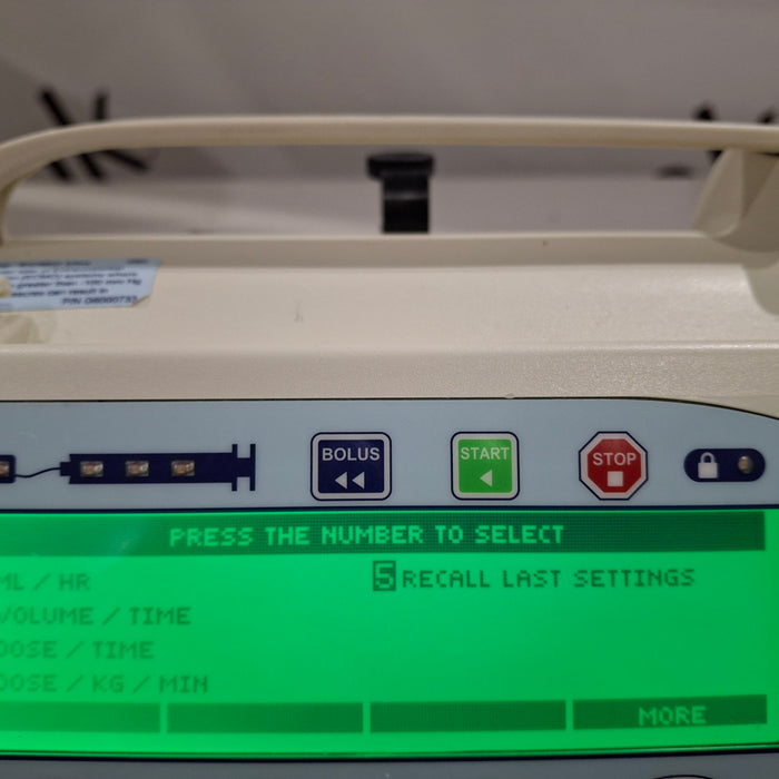 Smiths Medical Medfusion 3500 Syringe Infusion Pump