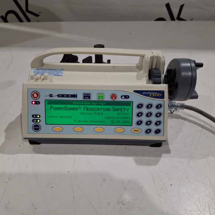 Smiths Medical Medfusion 3500 Syringe Infusion Pump