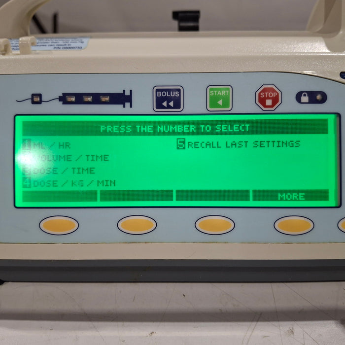 Smiths Medical Medfusion 3500 Syringe Infusion Pump