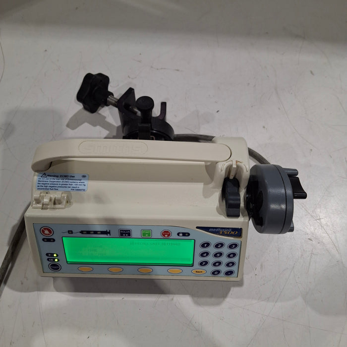 Smiths Medical Medfusion 3500 Syringe Infusion Pump