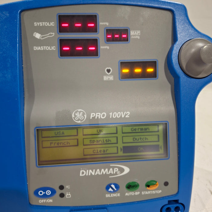 GE Healthcare Dinamap Pro 100V2 Patient Monitor