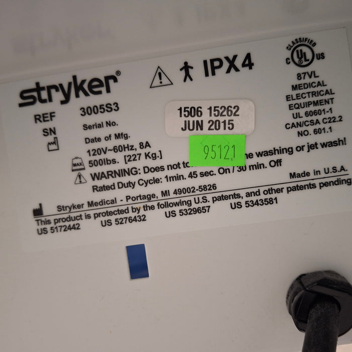 Stryker Secure III 3005 Hospital Bed