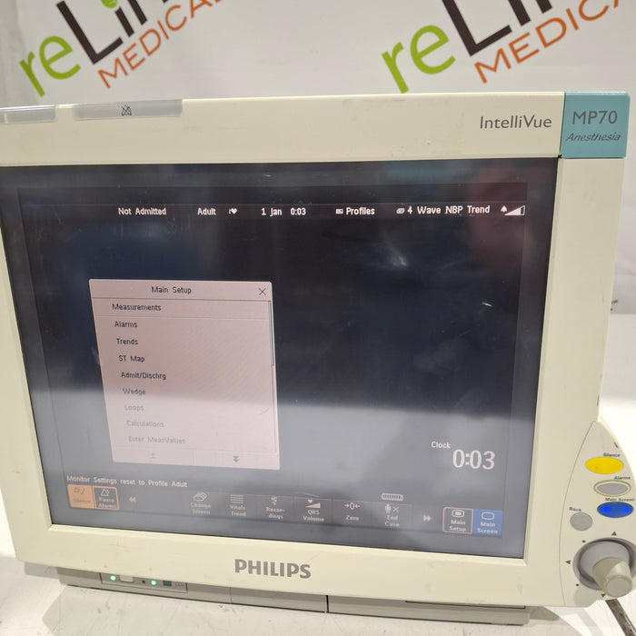 Philips Philips IntelliVue MP70 - Anesthesia Patient Monitor Patient Monitors reLink Medical