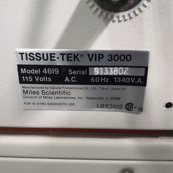 SAKURA Tissue-Tek VIP Tissue Processor