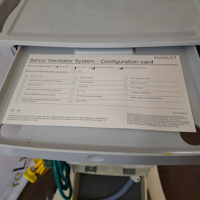 Maquet Maquet Servo I Ventilator Respiratory reLink Medical