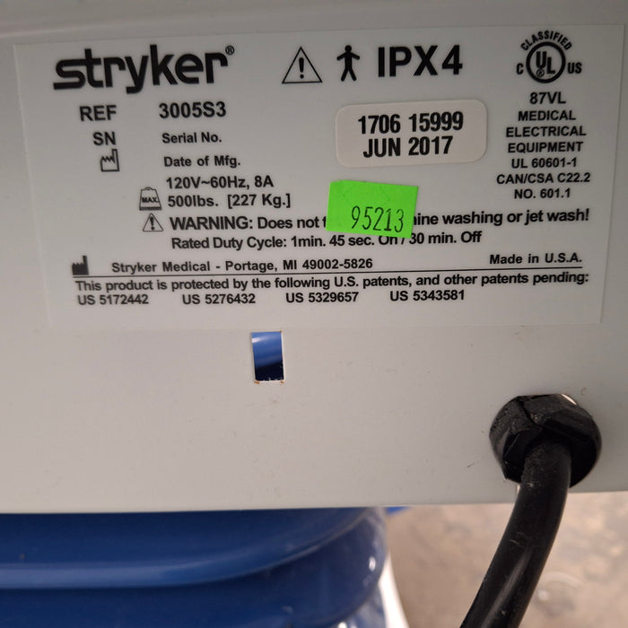 Stryker Secure III 3005 Hospital Bed