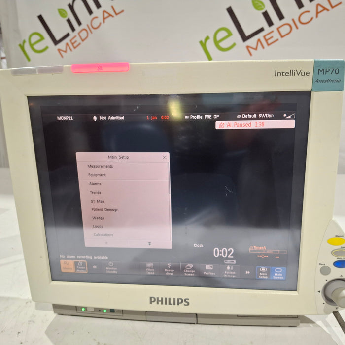 Philips IntelliVue MP70 - Anesthesia Patient Monitor