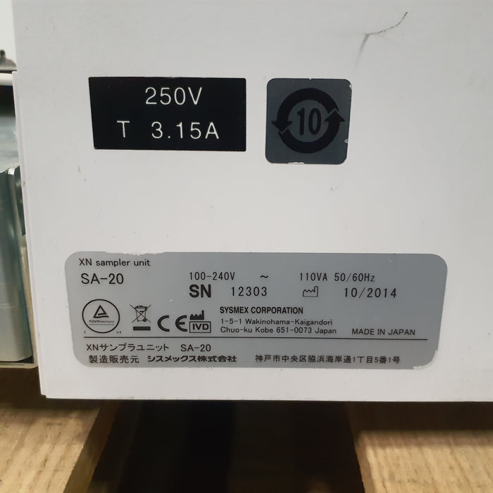 Sysmex Sysmex XN-2000 Hematology System Clinical Lab reLink Medical