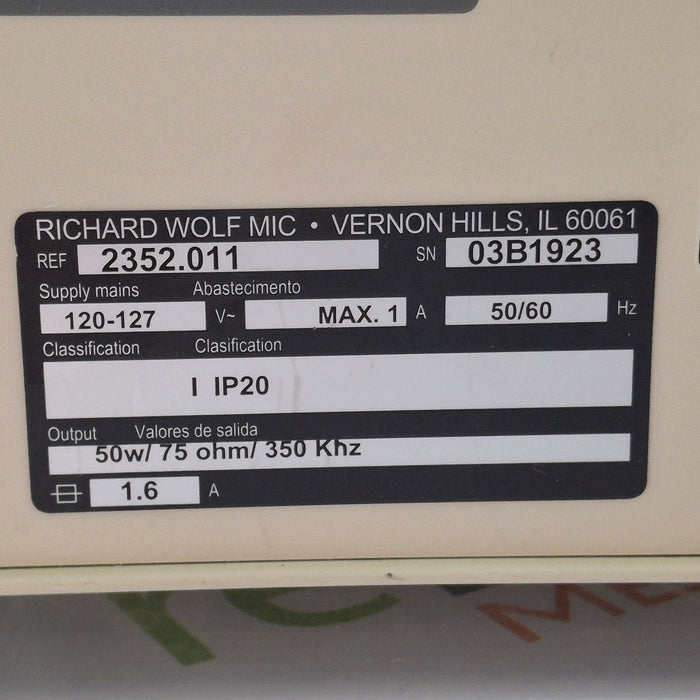 Richard Wolf 2352 Bipolar Generator