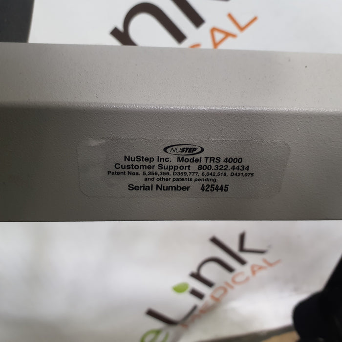 NuStep, Inc. NuStep, Inc. TRS 4000 Recumbent Cross Trainer Fitness and Rehab Equipment reLink Medical