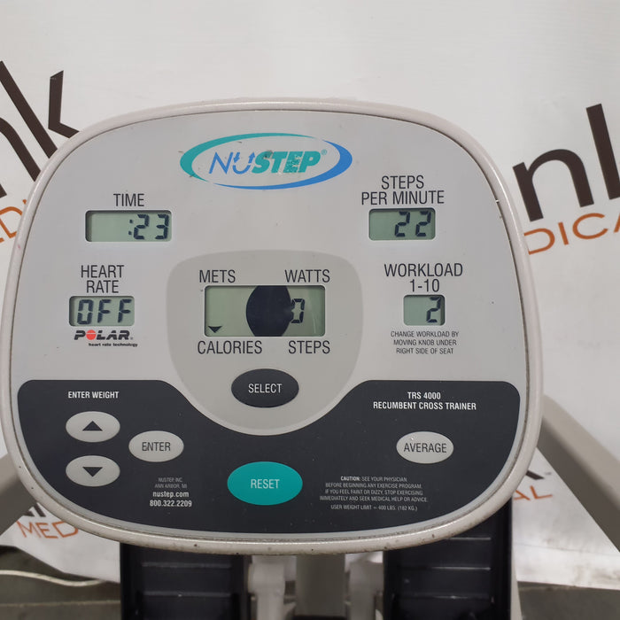 NuStep, Inc. NuStep, Inc. TRS 4000 Recumbent Cross Trainer Fitness and Rehab Equipment reLink Medical