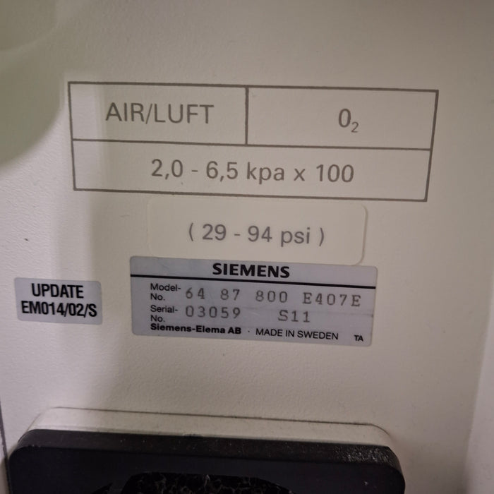 Maquet Servo I Ventilator