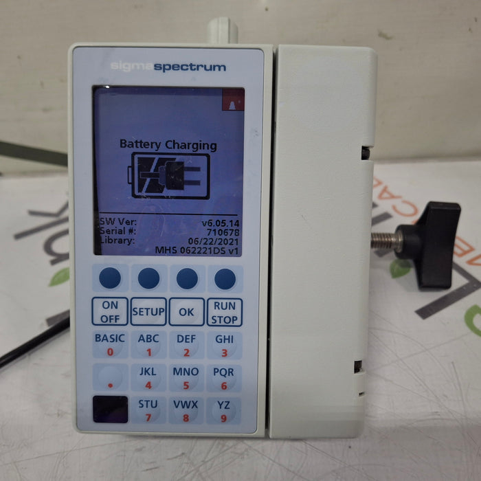 Baxter Sigma Spectrum 6.05.14 with B/G Battery Infusion Pump