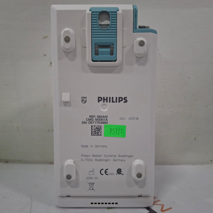 Philips M3001A-A01C18 Fast SpO2, NIBP, 12 lead ECG, Temp, IBP MMS Module