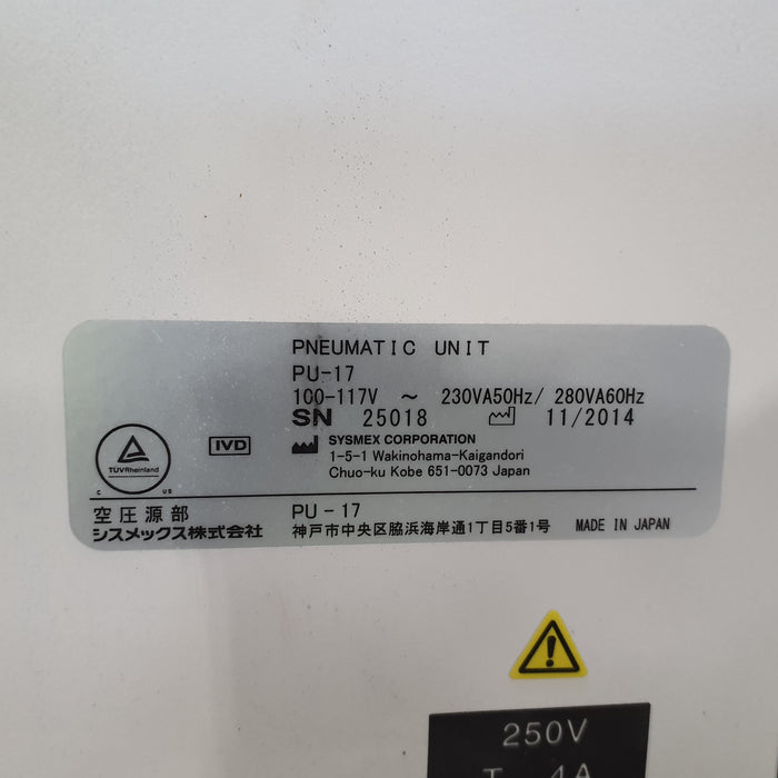 Sysmex PU-17 Pneumatic Unit