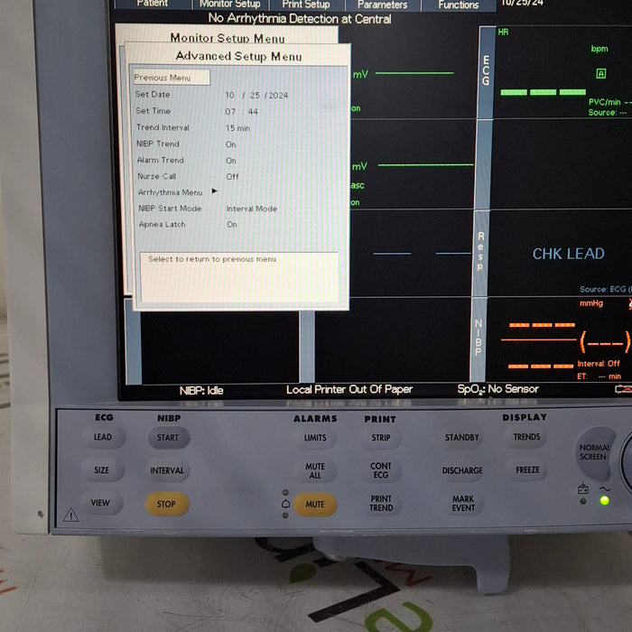 Datascope Passport 2 Patient Monitor