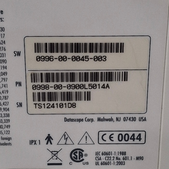 Datascope Passport 2 Patient Monitor