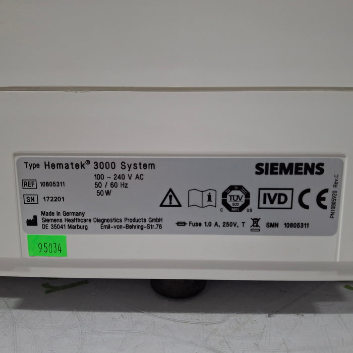 Siemens Hematek 3000 Slide Stainer