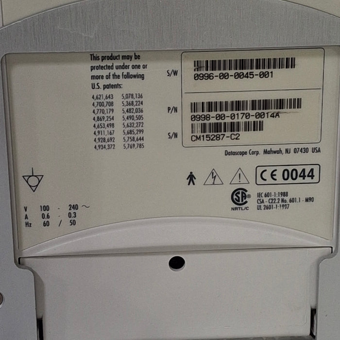 Datascope Passport 2 Patient Monitor