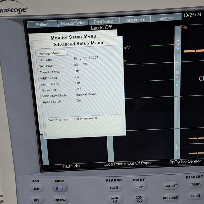 Datascope Passport 2 Patient Monitor