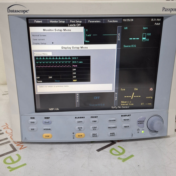 Datascope Passport 2 Patient Monitor