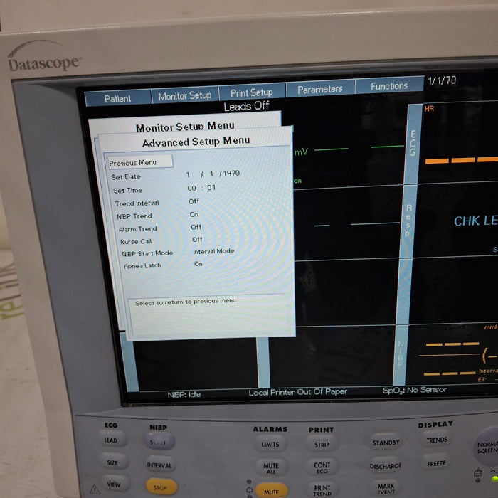 Datascope Passport 2 Patient Monitor