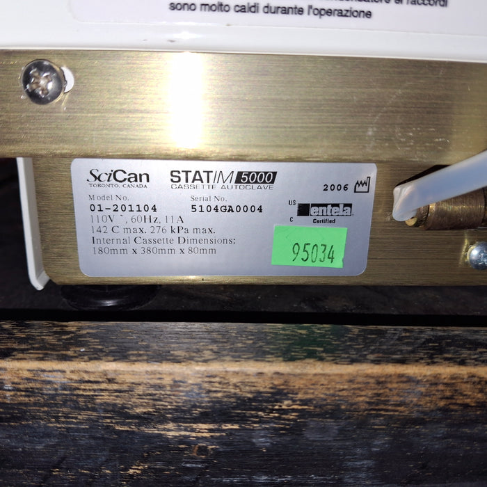 SciCan Statim 5000 Sterilizer